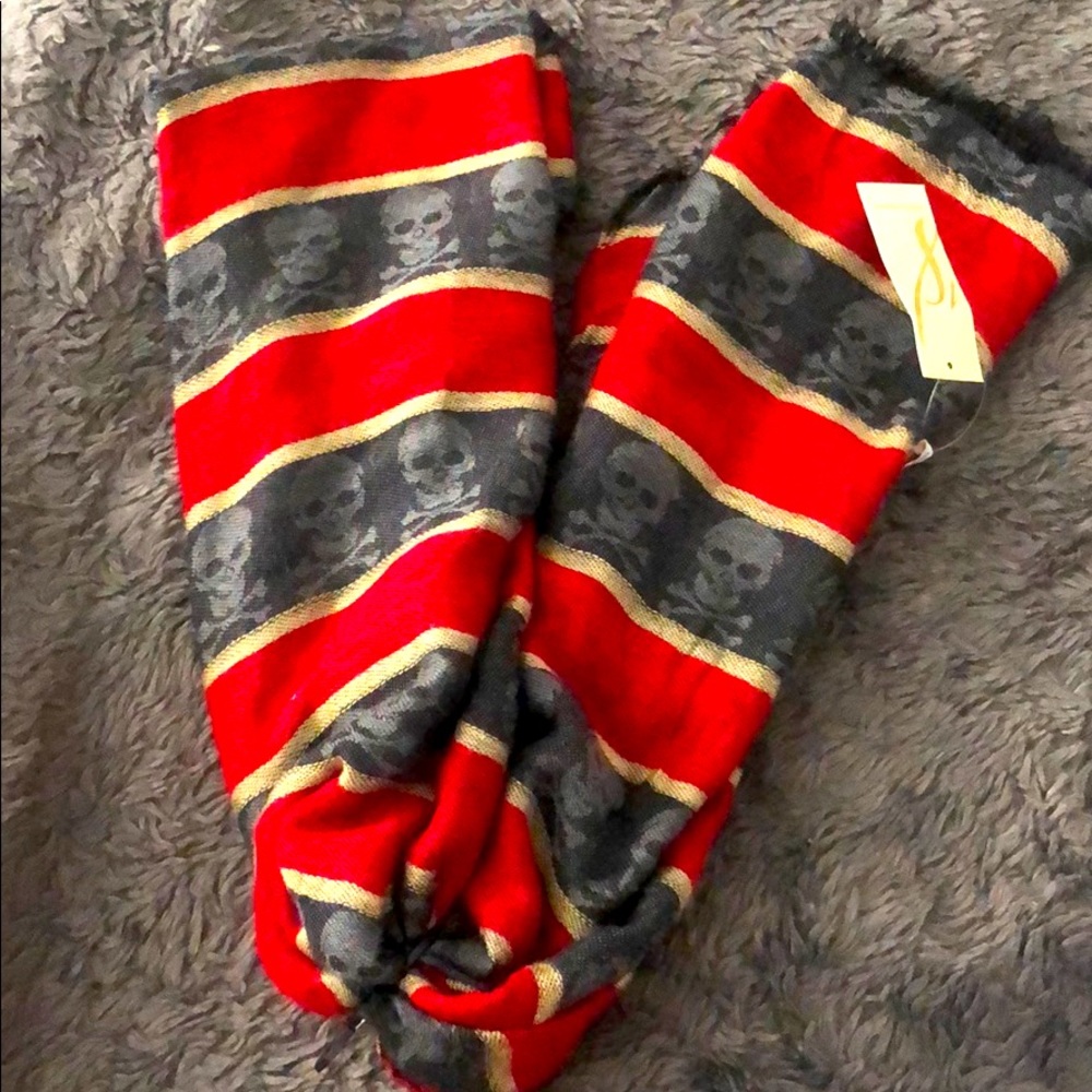 Striped Skull Scarf